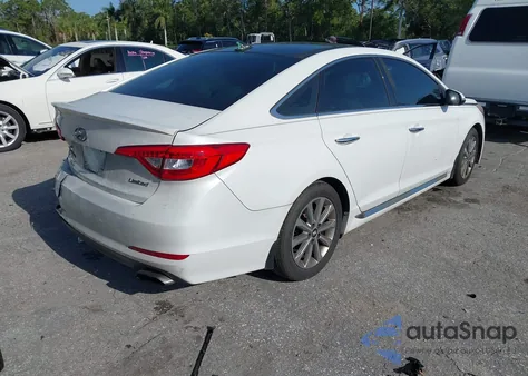 2016 Hyundai Sonata Limited z USA, uszkodzony, nr VIN 5NPE34AF9GH346276